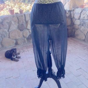 Black vintage bloomers.